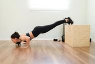 Push ups are one of the best upper chest exercises. (Image via Freepik/ Tonodaiz)